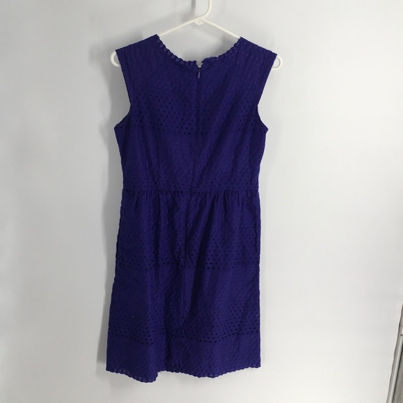 ⬇️$35 Roz & Ali Blue Eyelet Back Zip Dress… - Picture 3 of 7